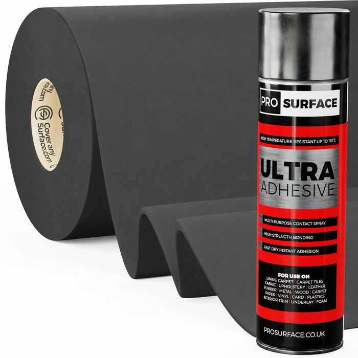 Anthracite -  4 Way Super Stretch Van Lining Carpet