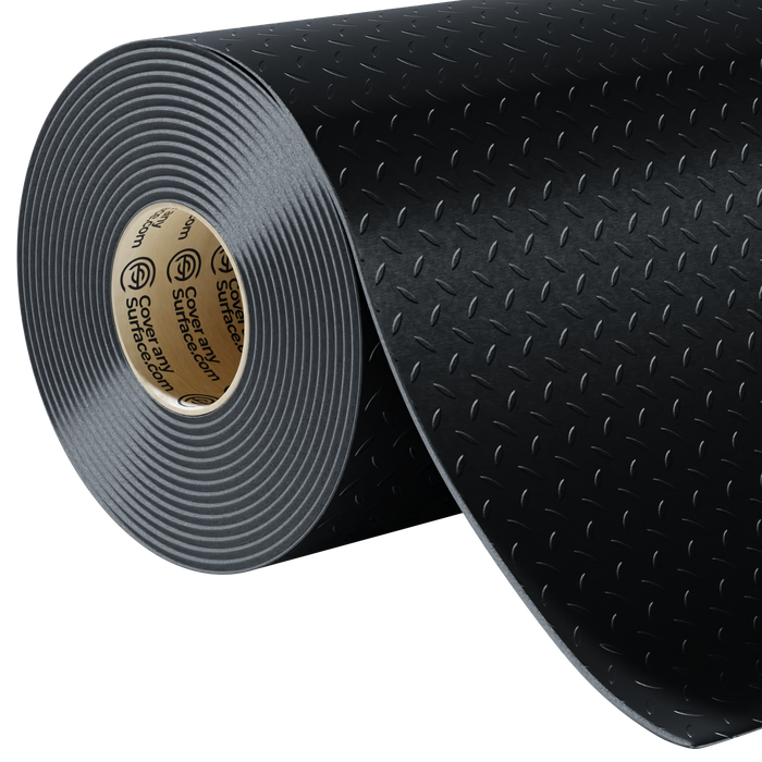 Checker Plate Anti-Slip Rubber Flooring Roll 5mm Thick
