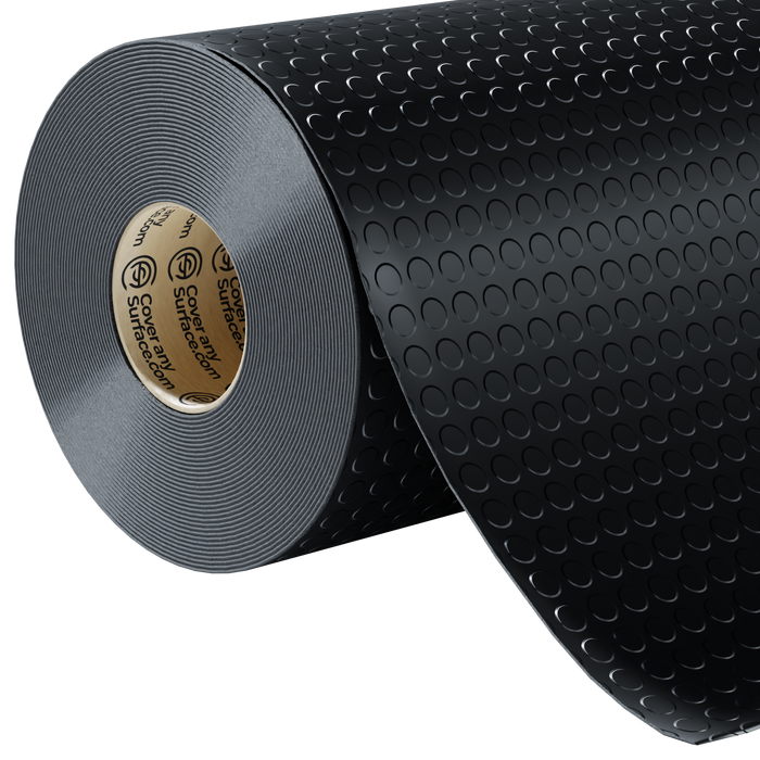 Coin Pattern Anti-Slip Rubber Flooring Roll 3mm Thick