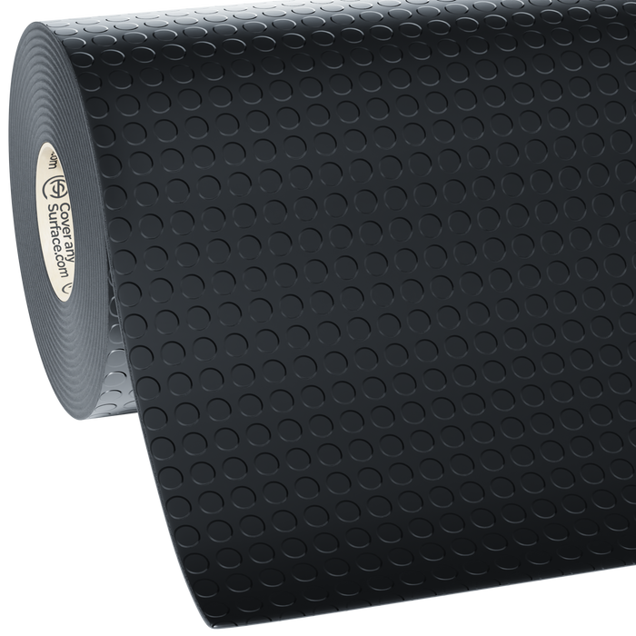 Coin Pattern Anti-Slip Rubber Flooring Roll 5mm Thick