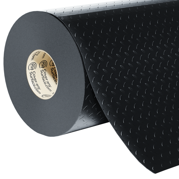 Checker Plate Anti-Slip Rubber Flooring Roll 3mm Thick