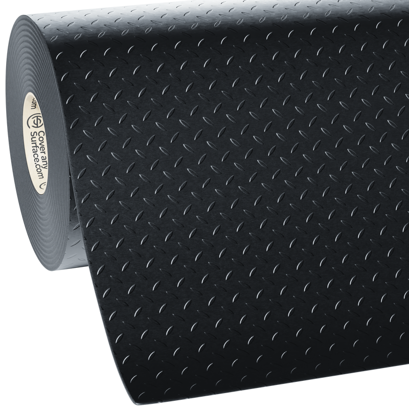 Checker Plate Anti-Slip Rubber Flooring Roll 5mm Thick