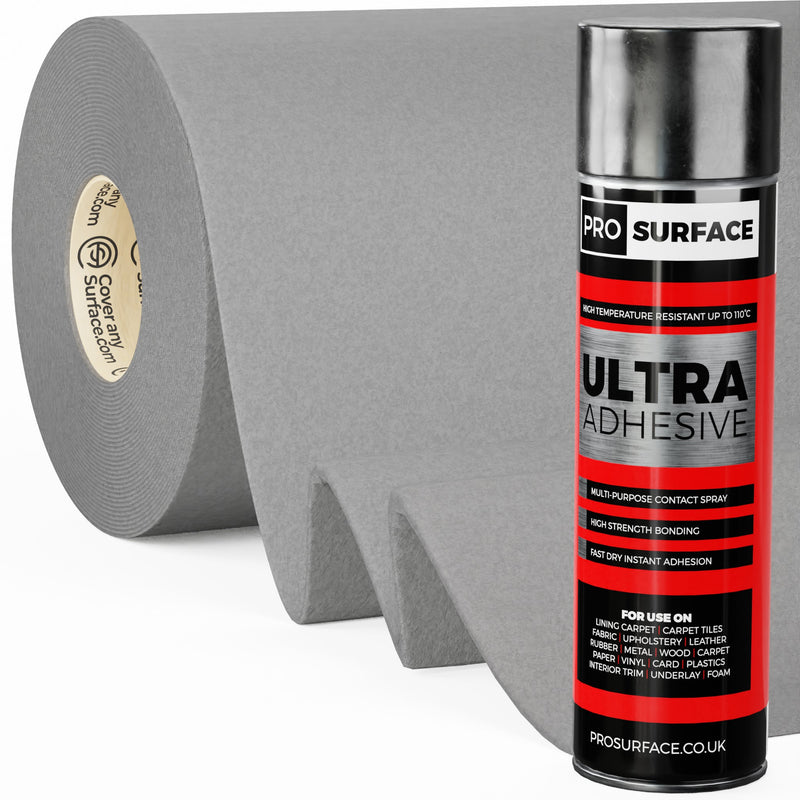 Smoke -  4 Way Super Stretch Van Lining Carpet