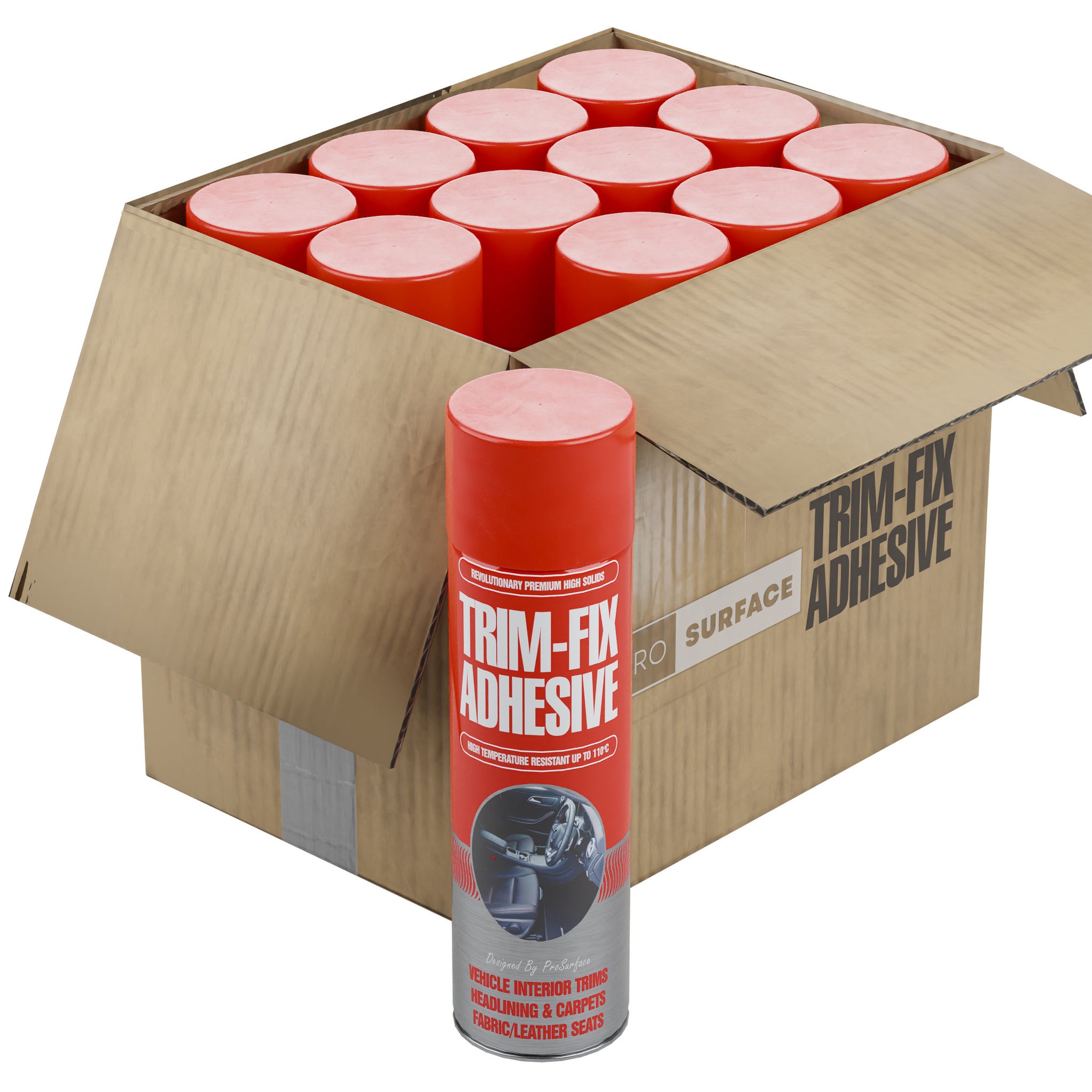 High Temperature Adhesive Spray Glue 500ml For Van Lining Carpet Cover Any Surface