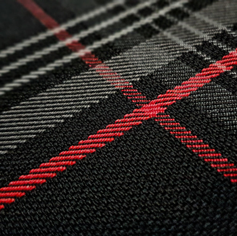 GTI Tartan Seat Upholstery Fabric - coveranysurface.com