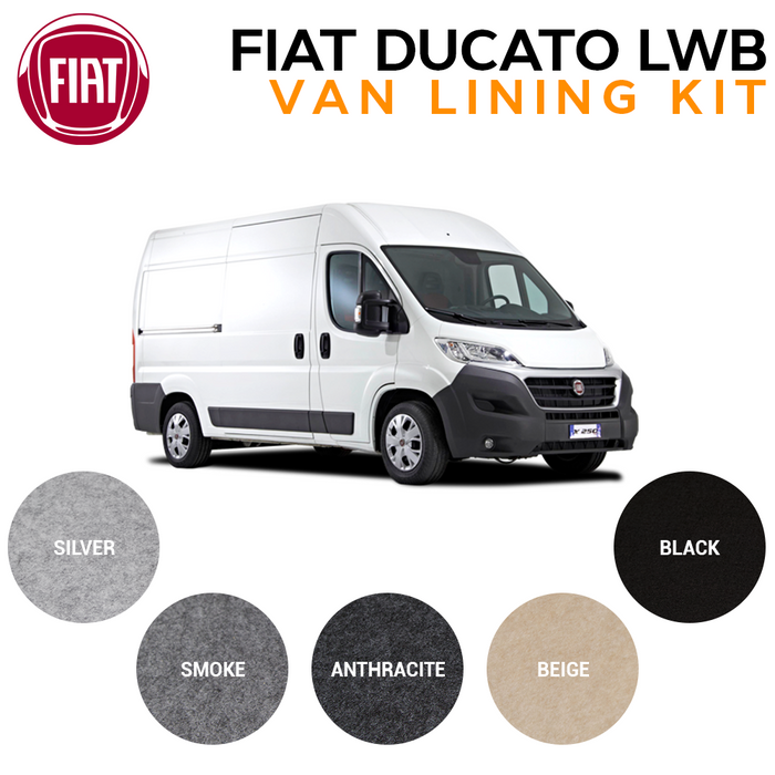 Fiat Ducato LWB Van Carpet Lining Bundle Kit