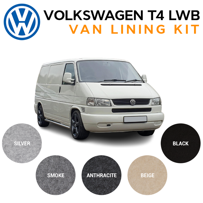 VW T4 LWB Van Carpet Lining Bundle Kit