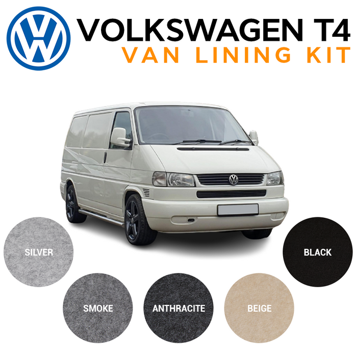 VW T4 Van Carpet Lining Bundle Kit