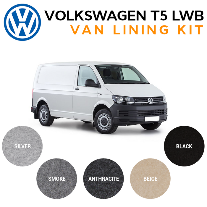 VW T5 LWB Van Carpet Lining Bundle Kit