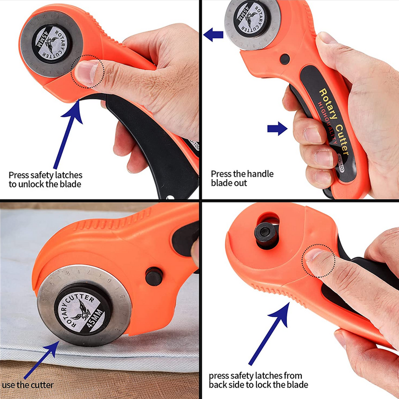 45mm Rotary Roller Carpet Cutter